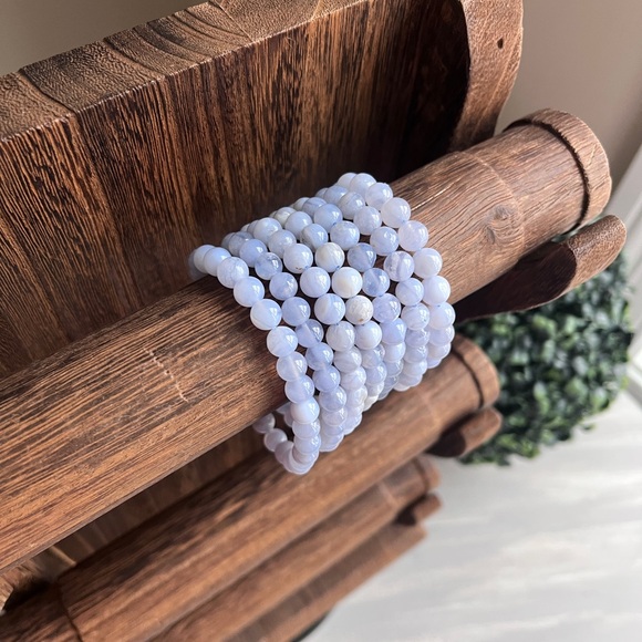 overthemoon2020 Jewelry - Blue lace agate bracelet